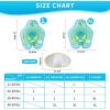 imagePandaEar Baby Pool Float with Canopy Inflatable Kids Pool Float with UPF50 Sun Protection for 3 Month Size Large
