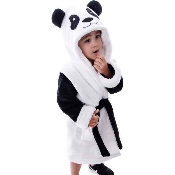 Verabella Boys Girls UltraPlush Soft Hooded Animal Theme Cover upPanda White