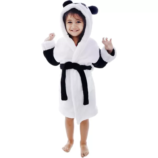 Verabella Boys Girls UltraPlush Soft Hooded Animal Theme Cover upPanda White