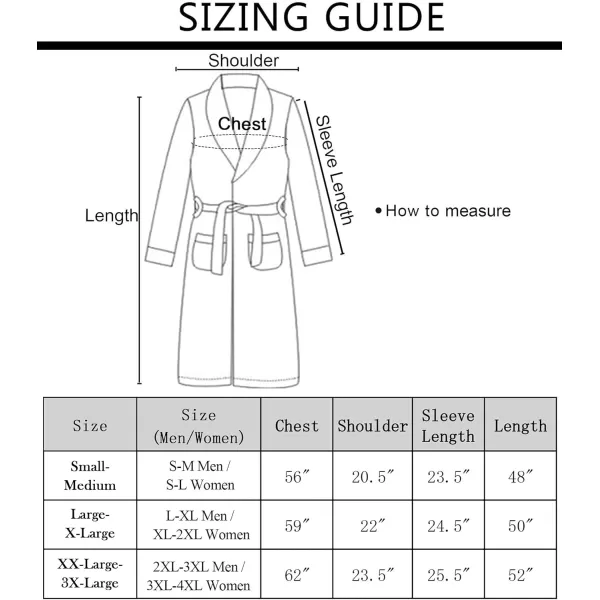 Verabella Women Mens Long Plush Fleece Robe with Hood Solid Color BathrobeBlack
