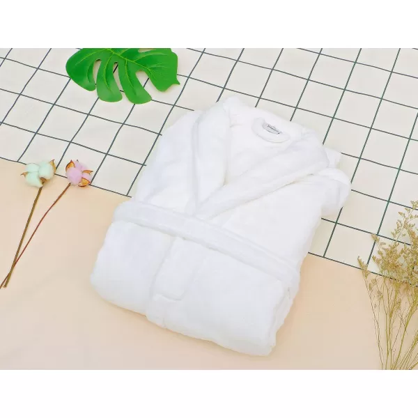 Verabella Womens Luxuriously Cozy Plush Bath RobeWhite