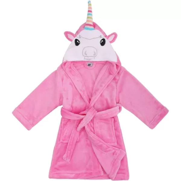 Verabella Boys Girls UltraPlush Soft Hooded Animal Theme Cover upUnicorn Pink