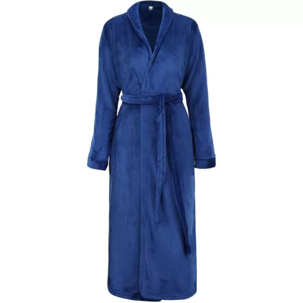 Verabella Womens Luxuriously Cozy Plush Bath RobeCobalt Blue