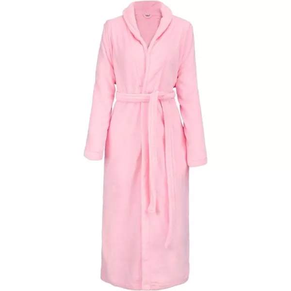 Verabella Womens Luxuriously Cozy Plush Bath RobePink