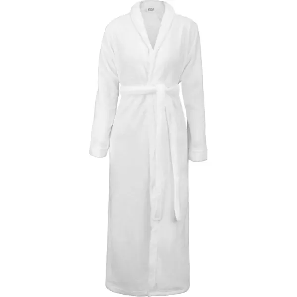 Verabella Womens Luxuriously Cozy Plush Bath RobeWhite