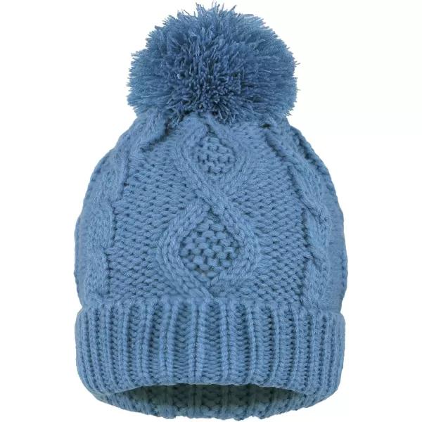 Verabella Women ampamp Mens 3 in 1 Winter Warm Knit Beanie Hat Scarf and Mittens SetCinerous