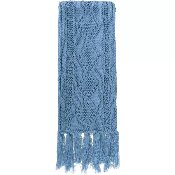 Verabella Women ampamp Mens 3 in 1 Winter Warm Knit Beanie Hat Scarf and Mittens SetCinerous