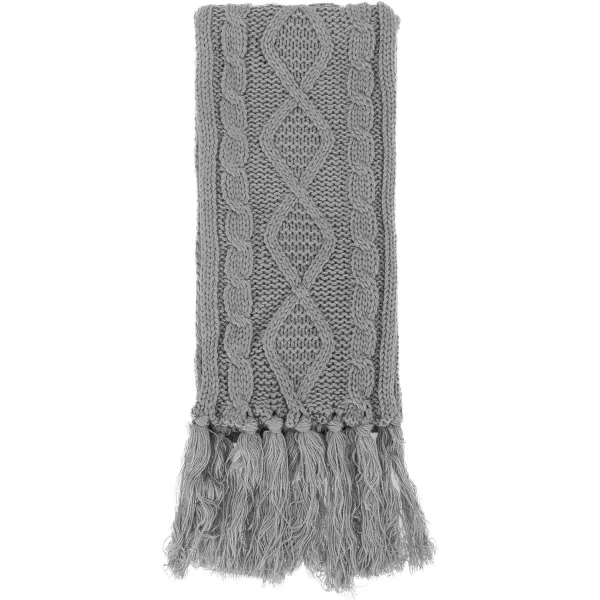 Verabella Women ampamp Mens 3 in 1 Winter Warm Knit Beanie Hat Scarf and Mittens SetGrey