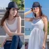 imageVerabella Straw Fedora Hat for Women ampamp Men Foldable Short Brim Trilby Beach Sun HatBlack