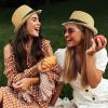 imageVerabella Straw Fedora Hat for Women ampamp Men Foldable Short Brim Trilby Beach Sun HatMix Beige