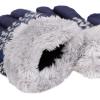 imageVerabella Boys Kint Gloves Girls Stretch Touchscreen Winter Knit Gloves wFur Cuff HeatherBlueTeal