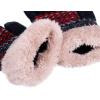 imageVerabella Knit Gloves for Girls 2 Pack Boys Touchscreen Knit Magic Gloves wFur Cuff TealBlack