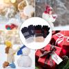 imageVerabella Knit Gloves for Girls 2 Pack Boys Touchscreen Knit Magic Gloves wFur Cuff TealBlack