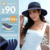 imageVerabella Sun Hats for Women UPF 50 Womens Lightweight FoldablePackable Beach Sun Hat