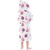 imageVerabella Boys Girls Plush Soft Fleece Printed Hooded Cover upCupcakeswhite