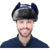 imageWinter Faux Fur Outdoor Trapper Cap Ushanka Russian Hats with Windproof Facemask