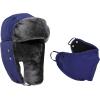 imageWinter Faux Fur Outdoor Trapper Cap Ushanka Russian Hats with Windproof Facemask
