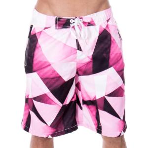 imageVerabella Mens Swim Trunks Mesh Lining Beachwear Board Shorts with PocketsFigureburgundy