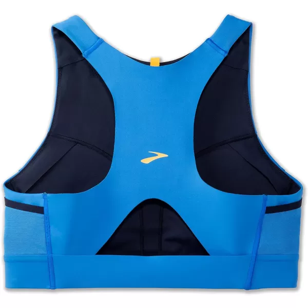 Brooks Womens 3 Pocket Sports Bra for Running Workouts ampamp SportsBlue Bolt
