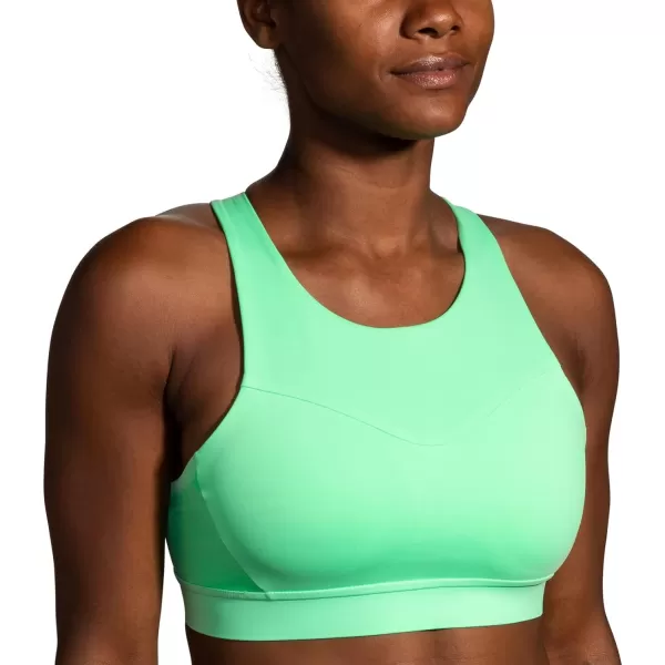 Brooks Womens 3 Pocket Sports Bra for Running Workouts ampamp SportsNeo Green