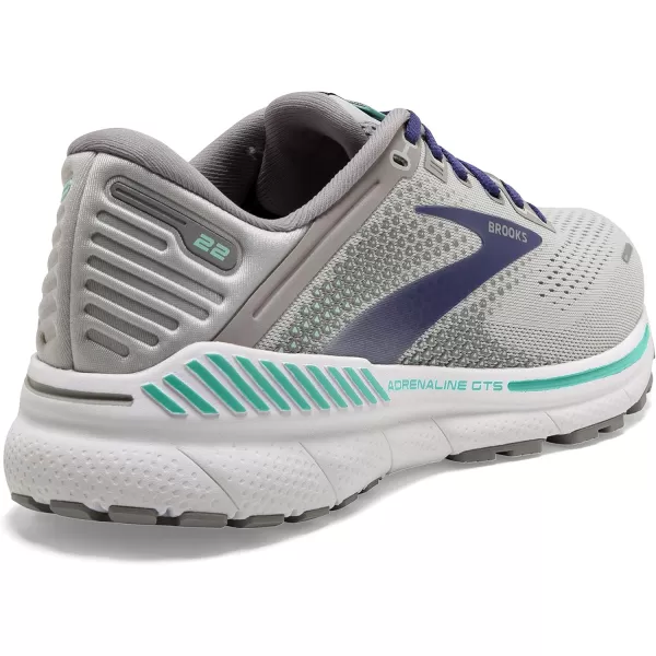 Brooks Womens Adrenaline GTS 22 Supportive Running ShoeAlloyBlueGreen