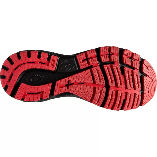 Brooks Womens Adrenaline GTS 22 Supportive Running ShoeBlackBlueBittersweet