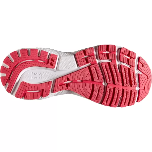Brooks Womens Adrenaline GTS 22 Supportive Running ShoeBlackPurpleCoral