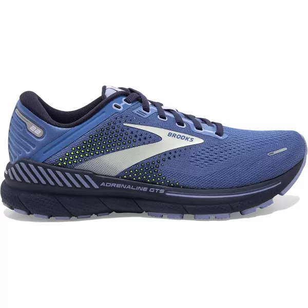 Brooks Womens Adrenaline GTS 22 Supportive Running ShoeBluePurpleNightlife