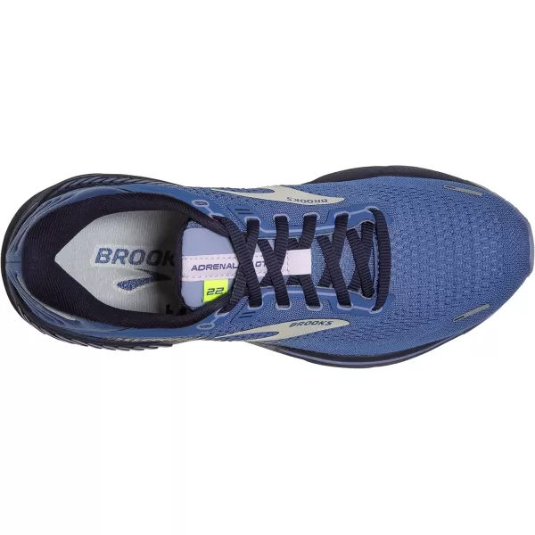 Brooks Womens Adrenaline GTS 22 Supportive Running ShoeBluePurpleNightlife