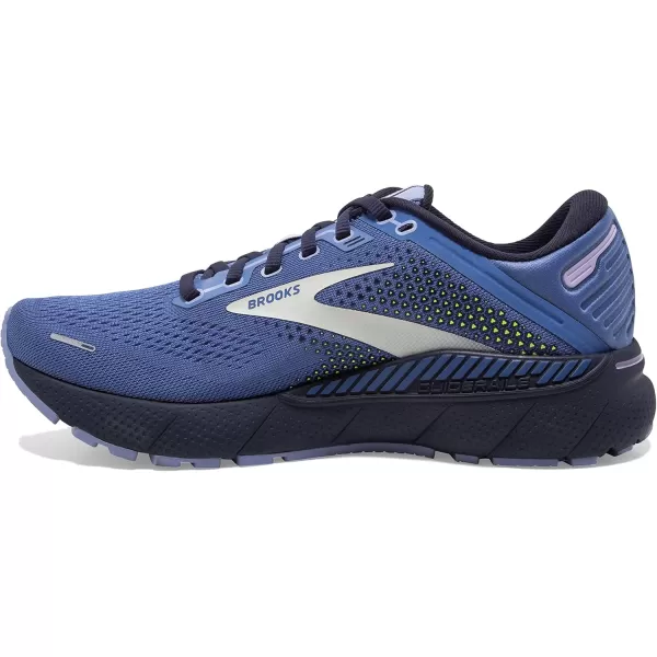 Brooks Womens Adrenaline GTS 22 Supportive Running ShoeBluePurpleNightlife