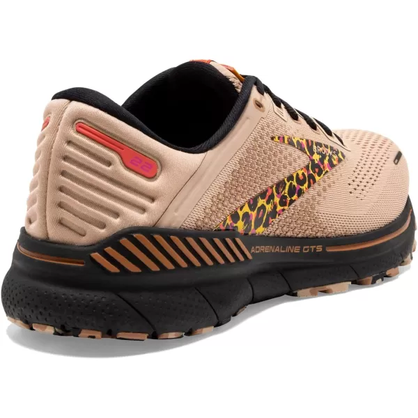 Brooks Womens Adrenaline GTS 22 Supportive Running ShoeGingerBlackCitrus