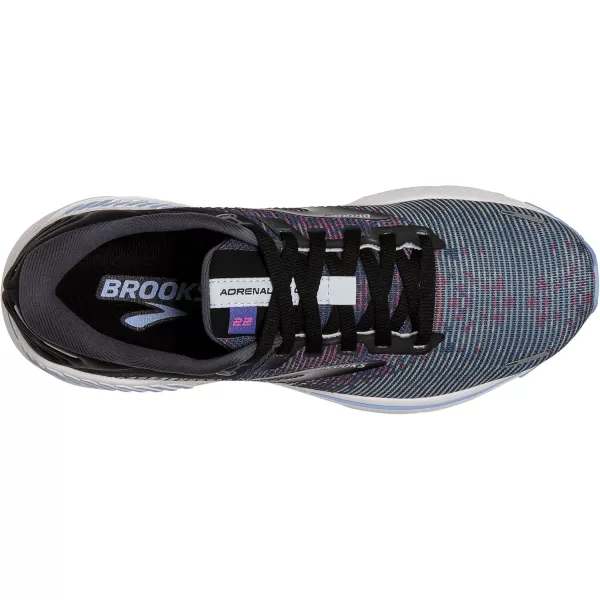 Brooks Womens Adrenaline GTS 22 Supportive Running ShoeLavenderBlackGrey