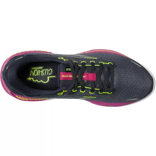 Brooks Womens Adrenaline GTS 22 Supportive Running ShoeNightshadowViolaNightlife