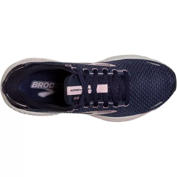 Brooks Womens Adrenaline GTS 22 Supportive Running ShoePeacoatCobaltMauve