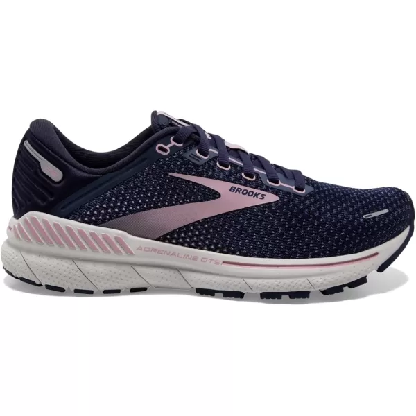 Brooks Womens Adrenaline GTS 22 Supportive Running ShoePeacoatCobaltMauve