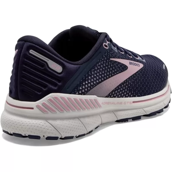 Brooks Womens Adrenaline GTS 22 Supportive Running ShoePeacoatCobaltMauve