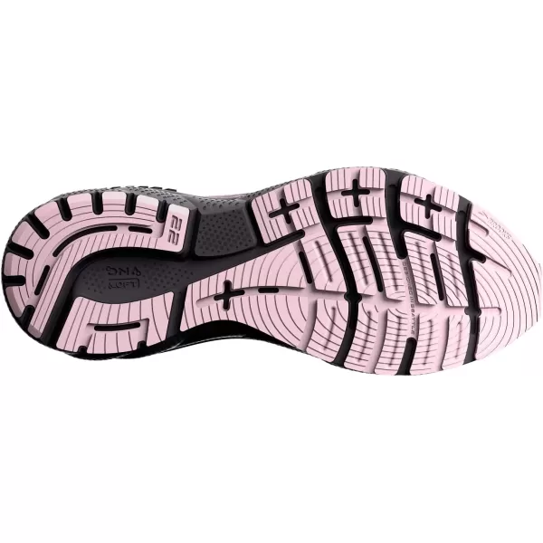 Brooks Womens Adrenaline GTS 22 Supportive Running ShoePinkBlackened Pearl