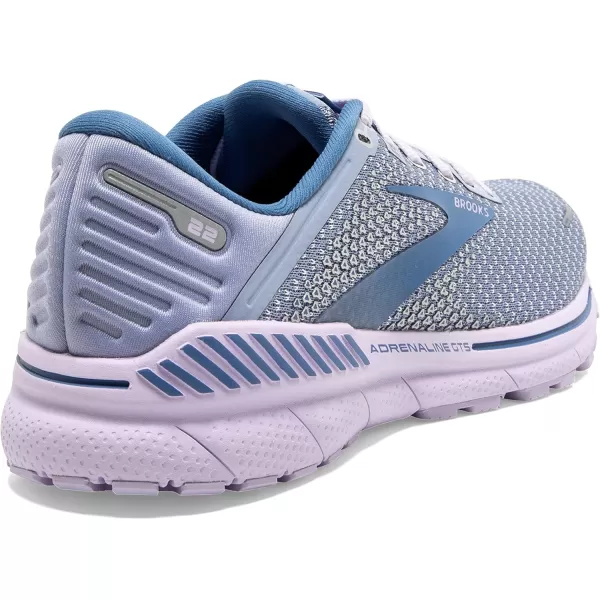 Brooks Womens Adrenaline GTS 22 Supportive Running ShoePurpleDutch BlueLilac
