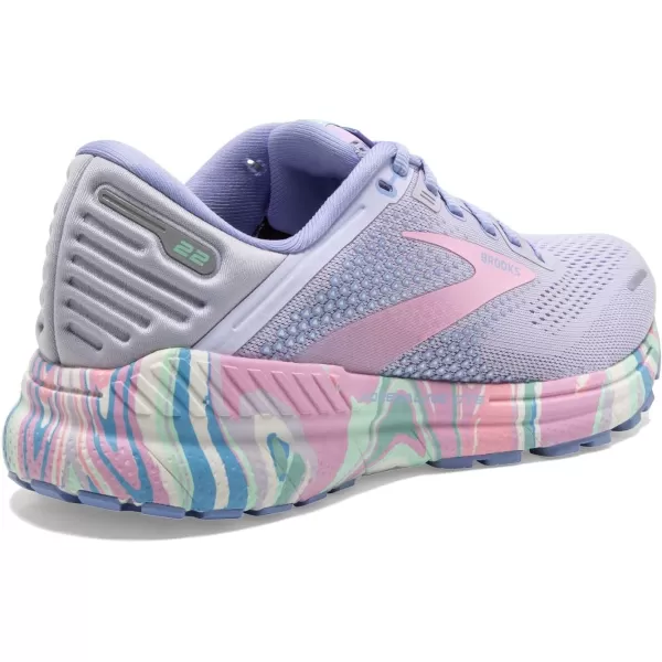 Brooks Womens Adrenaline GTS 22 Supportive Running ShoePurplePrismBay