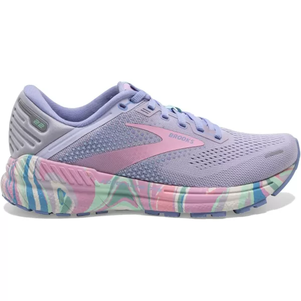 Brooks Womens Adrenaline GTS 22 Supportive Running ShoePurplePrismBay