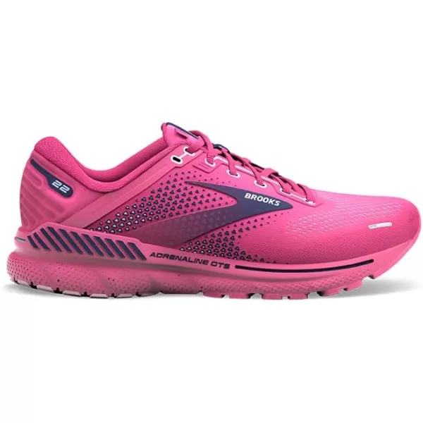Brooks Womens Adrenaline GTS 22 Supportive Running ShoeRosePeacoatKentucky Blue