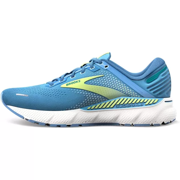 Brooks Womens Adrenaline GTS 22 Supportive Running ShoeSilver Lake BlueGreenWhite