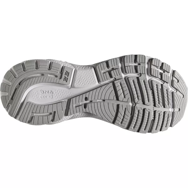 Brooks Womens Adrenaline GTS 22 Supportive Running ShoeWhiteOysterPrimer Grey