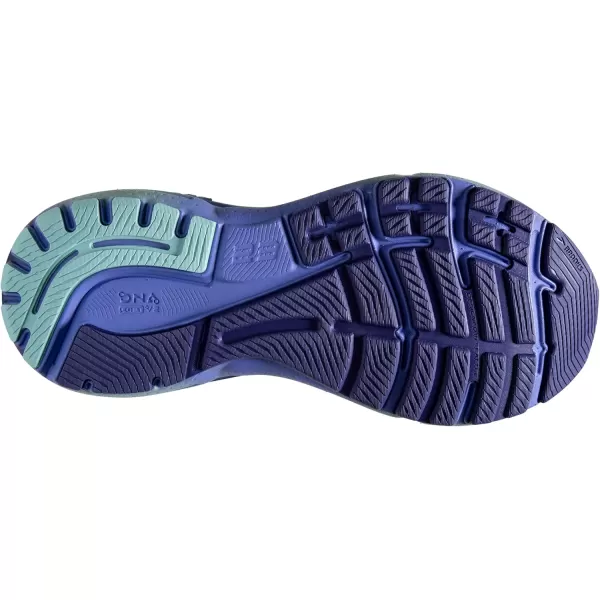 Brooks Womens Adrenaline GTS 23 Supportive Running ShoeBaja BlueWisteriaYellow Lime