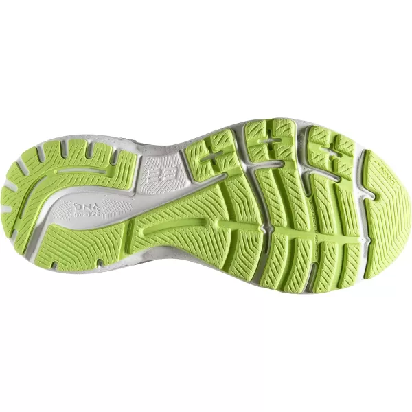 Brooks Womens Adrenaline GTS 23 Supportive Running ShoeBlackGunmetalSharp Green