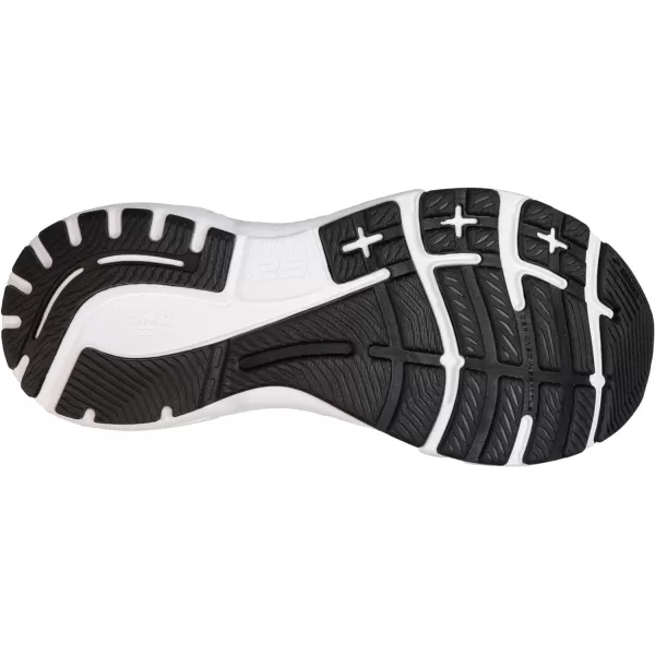 Brooks Womens Adrenaline GTS 23 Supportive Running ShoeBlackWhiteSilver