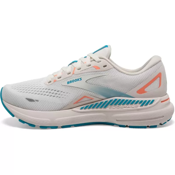 Brooks Womens Adrenaline GTS 23 Supportive Running ShoeCoconutPapayaBlue