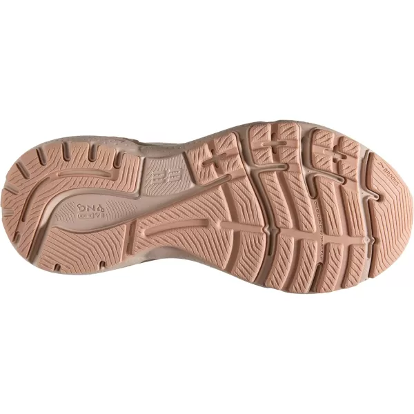 Brooks Womens Adrenaline GTS 23 Supportive Running ShoeCrystal GreyVillaWhite