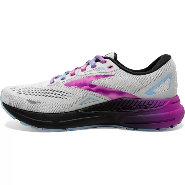 Brooks Womens Adrenaline GTS 23 Supportive Running ShoeDawn BluePurple CactusBlack