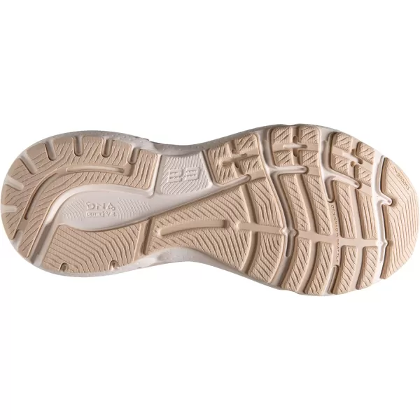Brooks Womens Adrenaline GTS 23 Supportive Running ShoeParchmentWhiteVista